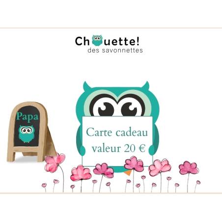 Carte cadeau fête des pères
