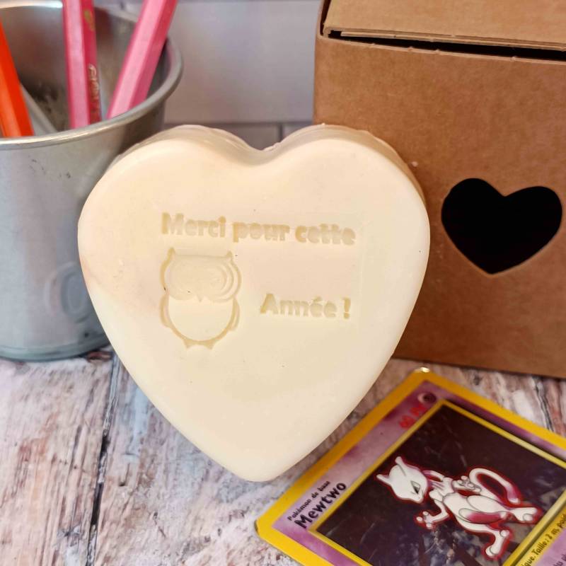 Savon "Merci pour cette année !" – Cadeau Maîtresse, Maître et ATSEM
