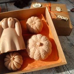Coffret savons Halloween fantôme et citrouilles | Artisanal