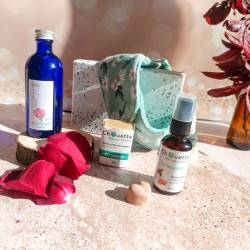 Coffret visage naturel, roses de Damas, sérum visage