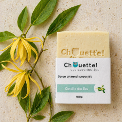 Savon bio Huile d'olive et HE Ylang-ylang | Castille des îles