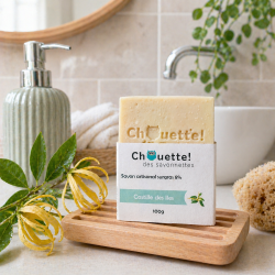 Savon bio Huile d'olive et HE Ylang-ylang | Castille des îles