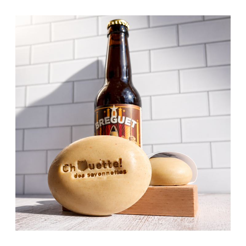Shampooing solide Bière & Patchouli | Chouette des savonnettes