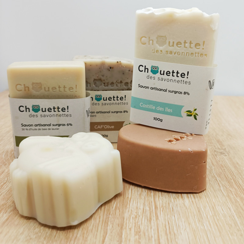 Lot de 500 g de Savons Déclassés | Savons Artisanaux Anti-Gaspi